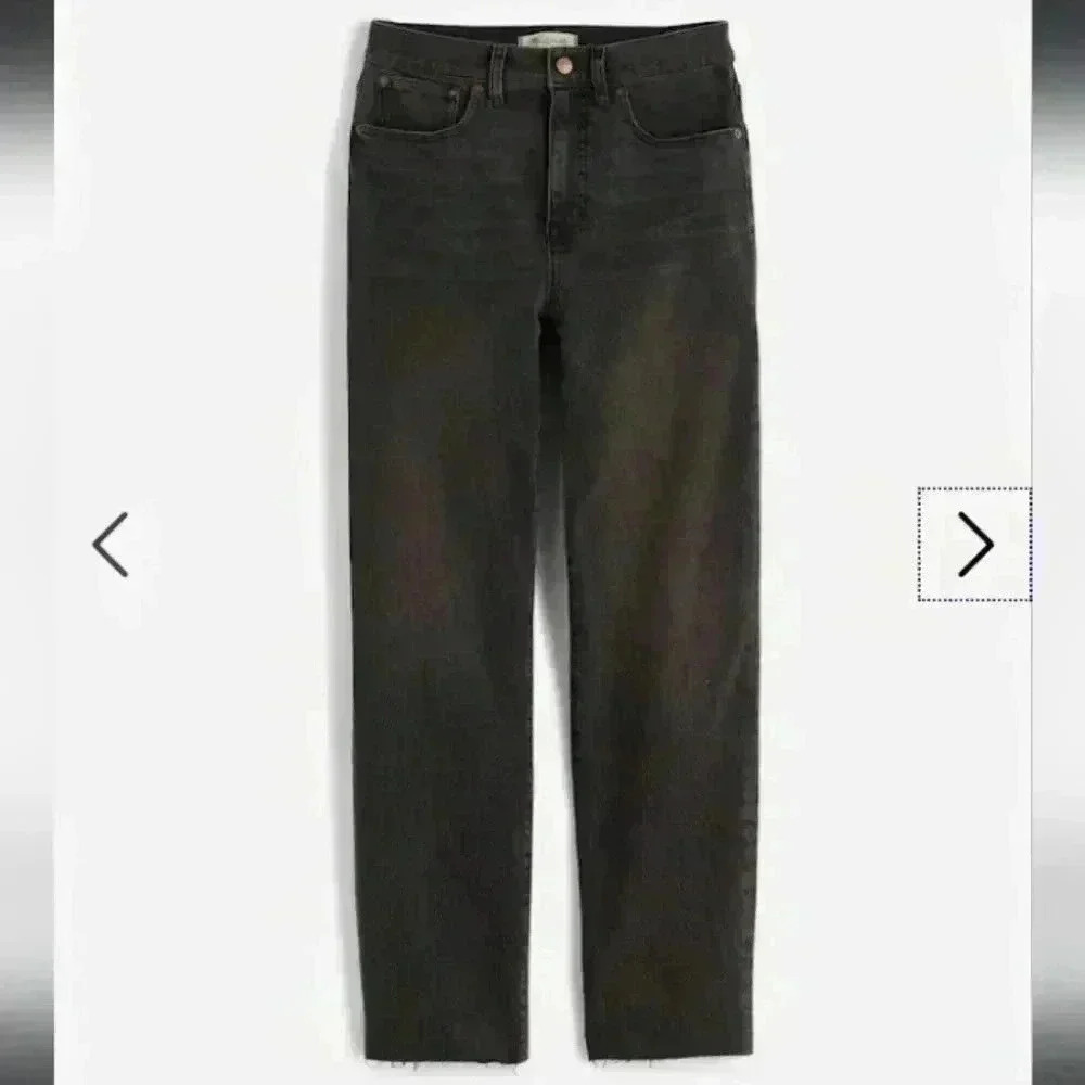 Madewell 90s Straight Crop Jean